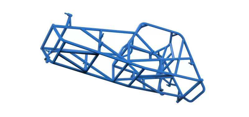 Frame of Silver Crown Car Version 3 Scale 1:25 - Model preview 3