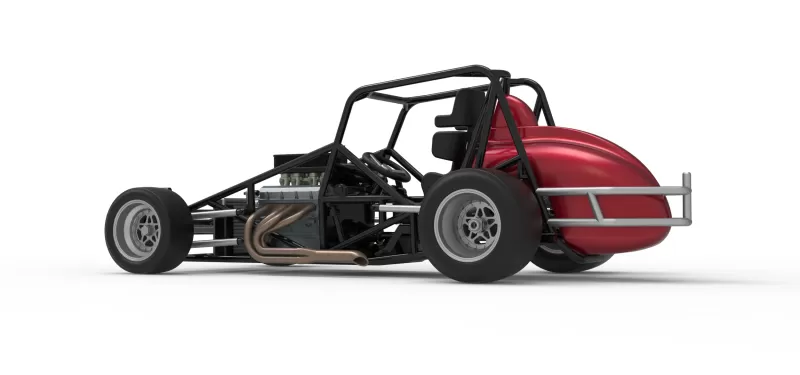 Pavement Silver Crown Car Base Version 3 Scale 1:25 - Model preview 13