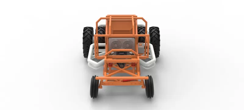 Racing Combine Harvester Base Scale 1:25 - Model preview 17