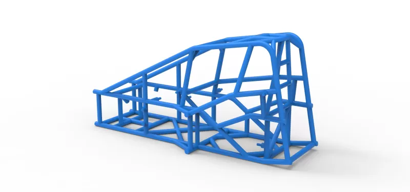 Frame of Three Quarter Midget Scale 1:25 - Model preview 9