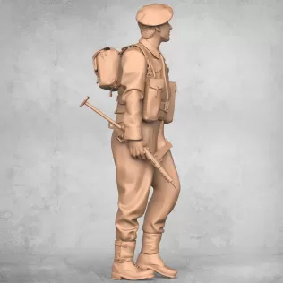 Happy Army Soldier - Model thumbnail 3