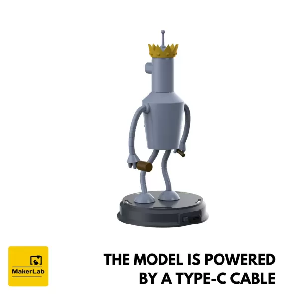 Bender - Printable 3d model - STL files - Model preview 5