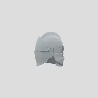 Knight Helmet - Model thumbnail 2