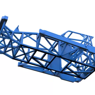 Frame of New Zealand Superstock car Version 4 Scale 1:25 - Model thumbnail 3