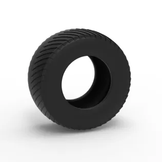 Pulling tractor rear tire 13 Scale 1:25