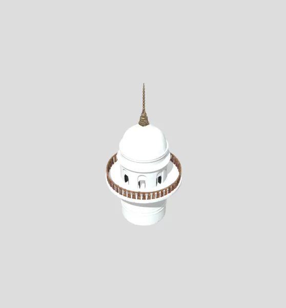 White Dome - Model preview 2