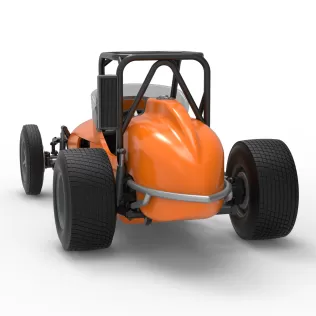 Dirt Silver Crown Champ car Version 2 Scale 1:25 - Model thumbnail 14