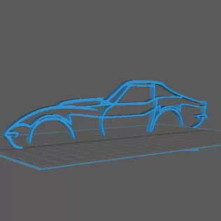 Chevrolet - Corvette C3 Wall Art