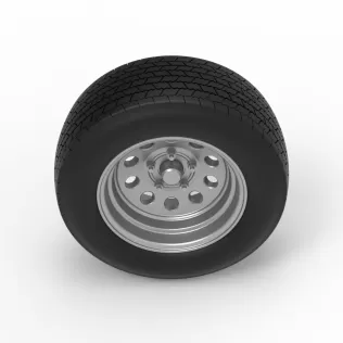 Wheel of Dirt Modified stock car V3 Scale 1:25 - Model thumbnail 6