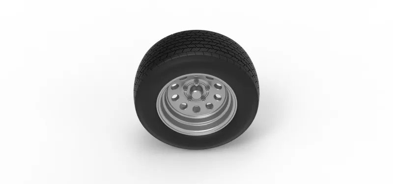 Wheel of Dirt Modified stock car V3 Scale 1:25 - Model preview 6