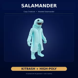 Anthro & Creature Character Collection – Kitbash + High-Poly 3D - Model thumbnail 8