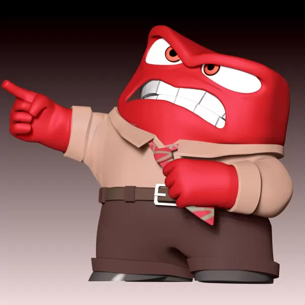 Anger Fan Art - Model preview 3