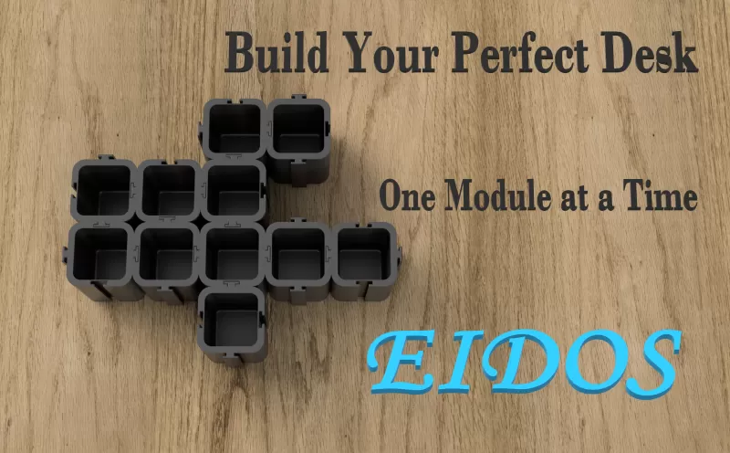 EIDOS - Modular Desk Organizer - Model preview 2