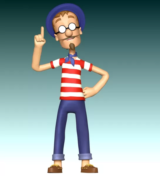 Francois Turbot FanArt - Model preview 3