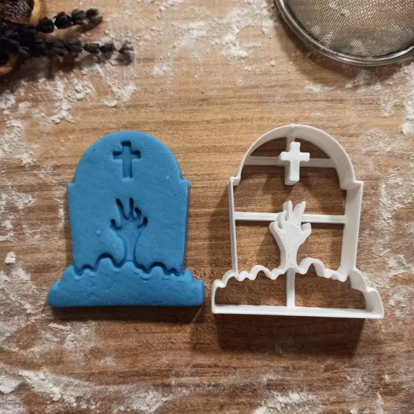 Halloween Grave/Tomb Cookie Cutter, Halloween Surprise & Gift - Model preview 1