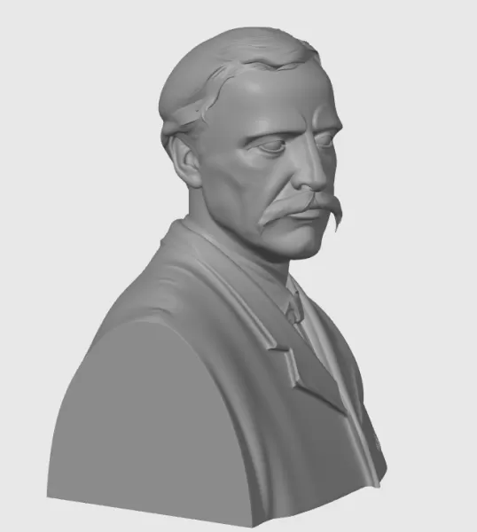 Georgi Rakovski 3D STL (Георги Раковски) - Model preview 3