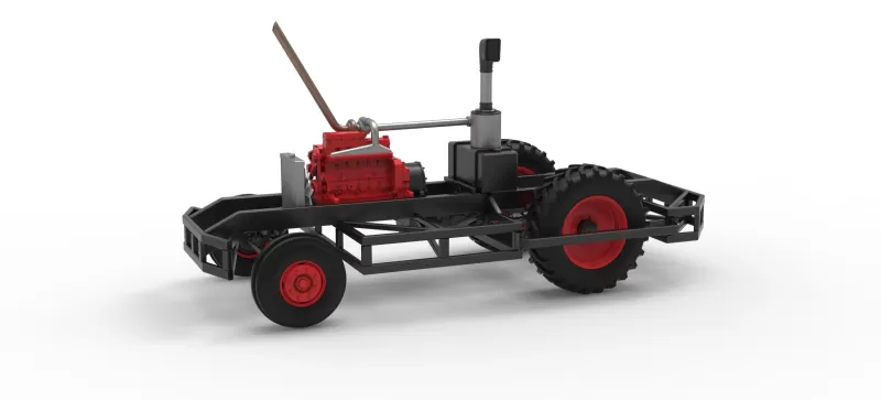 Chassis of Racing Combine Harvester Scale 1:25 - Model preview 16