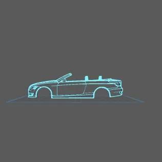 BMW - E93 2008 Wall Art