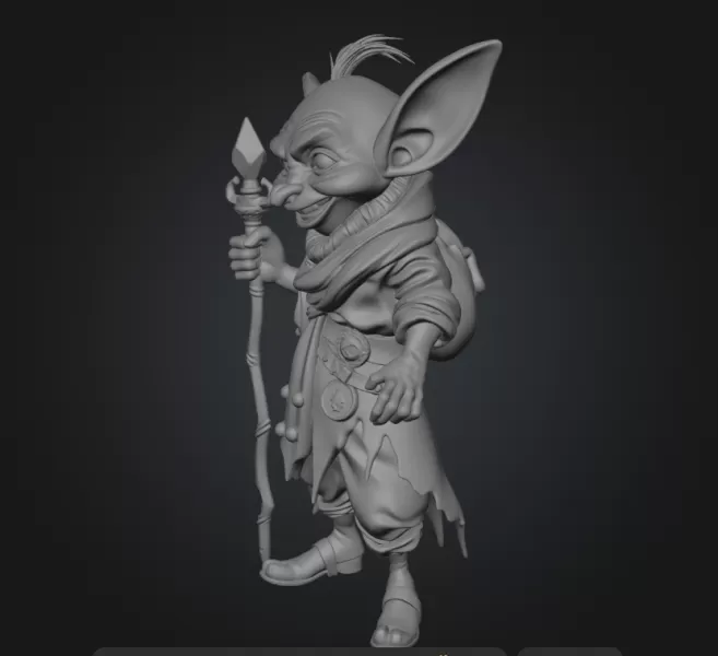 Mystic Goblin - Model preview 2
