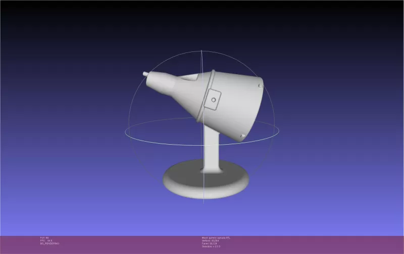 Gemini Capsule Printable Board Game Scale Space Race Micro Minia - Model preview 2