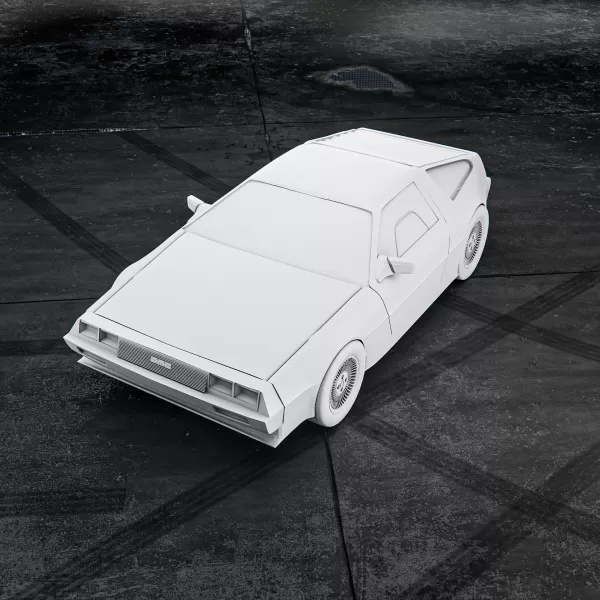 DMC DeLorean #RoZ - Model preview 2