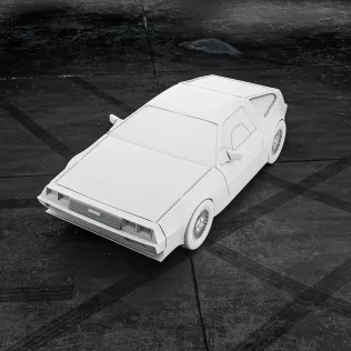 DMC DeLorean #RoZ - Model thumbnail 2
