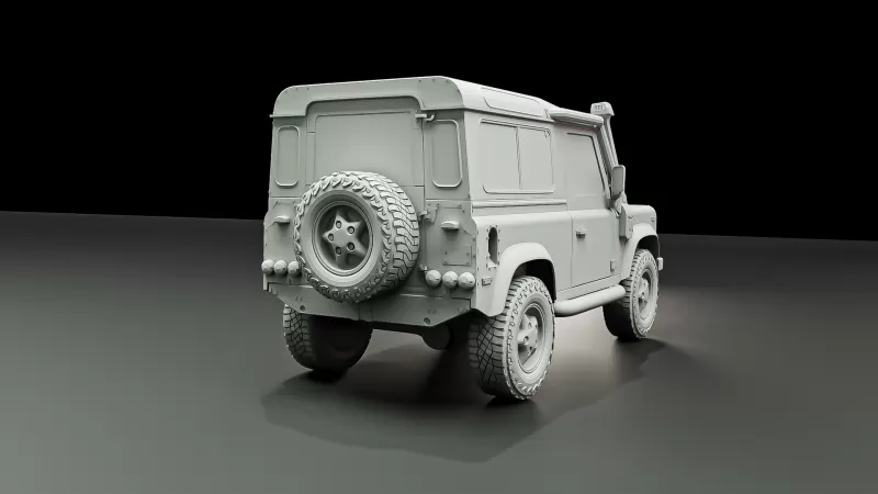 1997 Land Rover Defender 90 #RoZ - Model preview 6