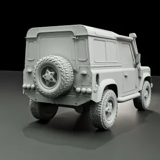 1997 Land Rover Defender 90 #RoZ - Model thumbnail 6
