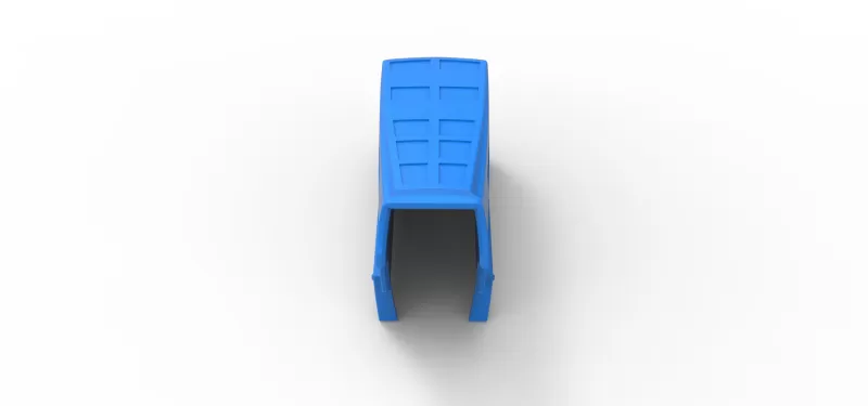 Hood of Pulling tractor Version 3 Scale 1:25 - Model preview 13