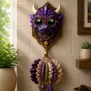 Kawaii Dragon Key Holder STL File for 3D Print