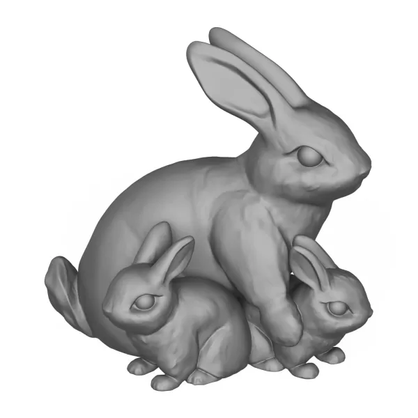 Rabbit Family - Model preview 3