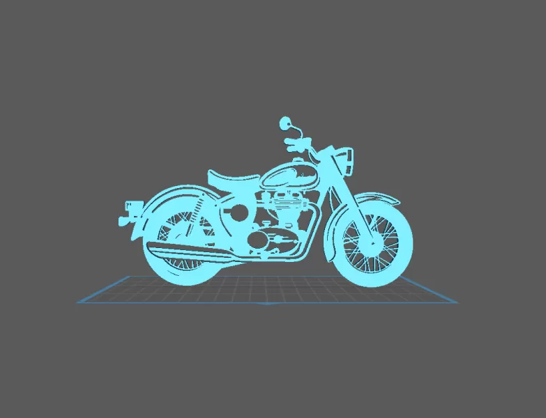 Royal Enfield - Meteor Wall Art - Model preview 1