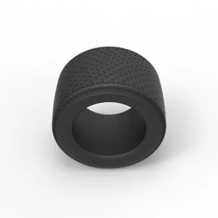 Tire of Asphalt Modified stock car V3 Scale 1:25 - Model thumbnail 6