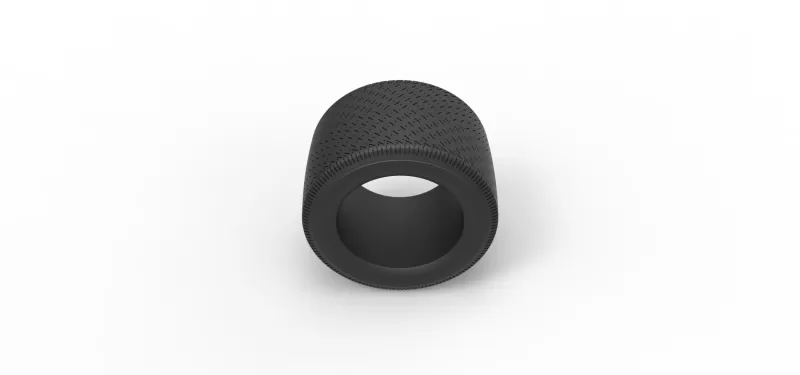 Tire of Asphalt Modified stock car V3 Scale 1:25 - Model preview 6