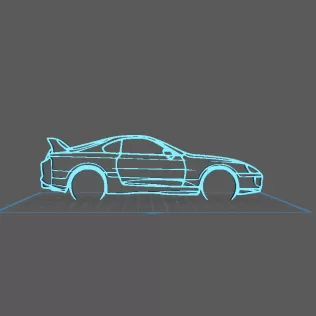 Toyota - Supra MK4 Wall Art