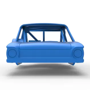 Shell of Vintage Asphalt Modified stock car V11 Scale 1:25 - Model thumbnail 12