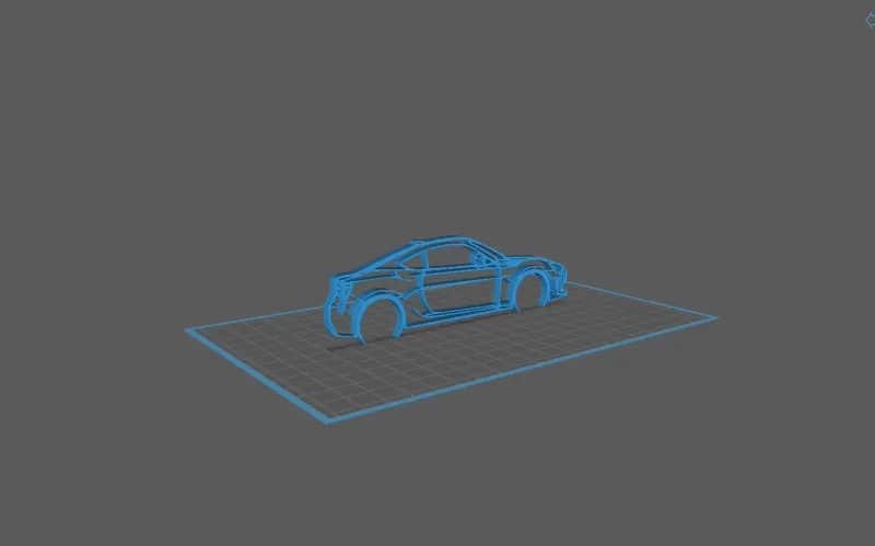 Toyota - GT86 2017 Wall Art - Model preview 2