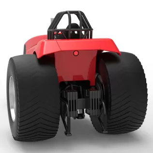 Pro Stock Pulling Tractor Version 6 Scale 1:25 - Model thumbnail 14