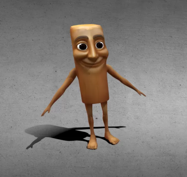 Tung Tung Sahur - Model preview 1