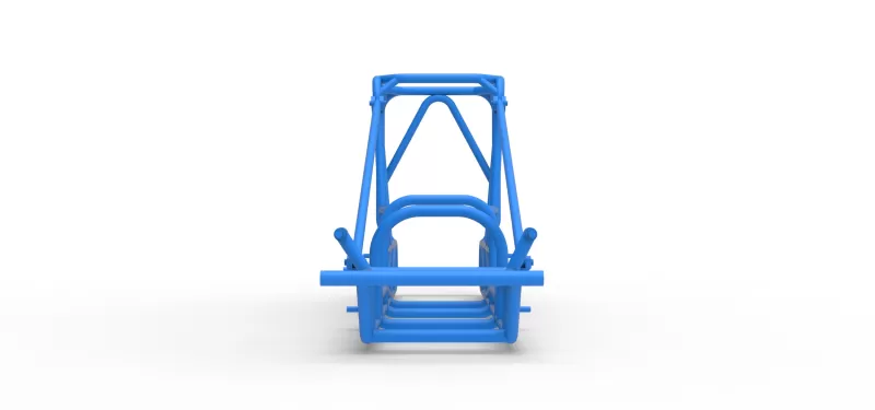 Frame of Dirt Silver Crown Champ car Scale 1:25 - Model preview 5