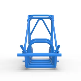 Frame of Dirt Silver Crown Champ car Scale 1:25 - Model thumbnail 5