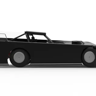 Wedge Dirt Late model while turning Scale 1:25 - Model thumbnail 22