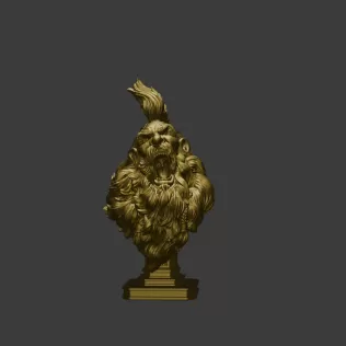 Old Man yell - Model thumbnail 3