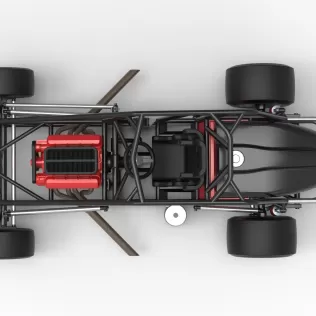 Experimental Pavement Silver Crown Car Base Scale 1:25 - Model thumbnail 10