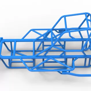 Frame of BriSCA Micro Formula 2 Stock Car Scale 1:16 - Model thumbnail 8