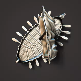 Viking Drakkar #RoZ - Model thumbnail 5