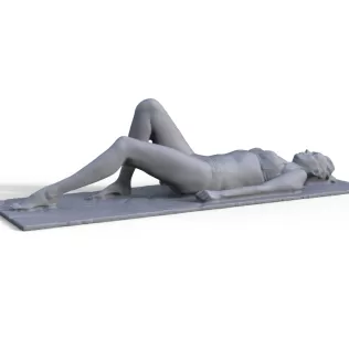Figure for ship model passenger girl - Model thumbnail 1