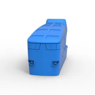 Hood of Pulling tractor Version 3 Scale 1:25 - Model thumbnail 4