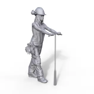 Figure for ship model woman