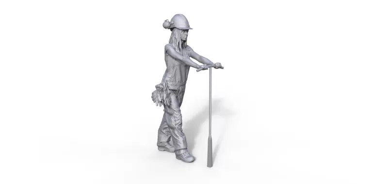 Figure for ship model woman - Model preview 1